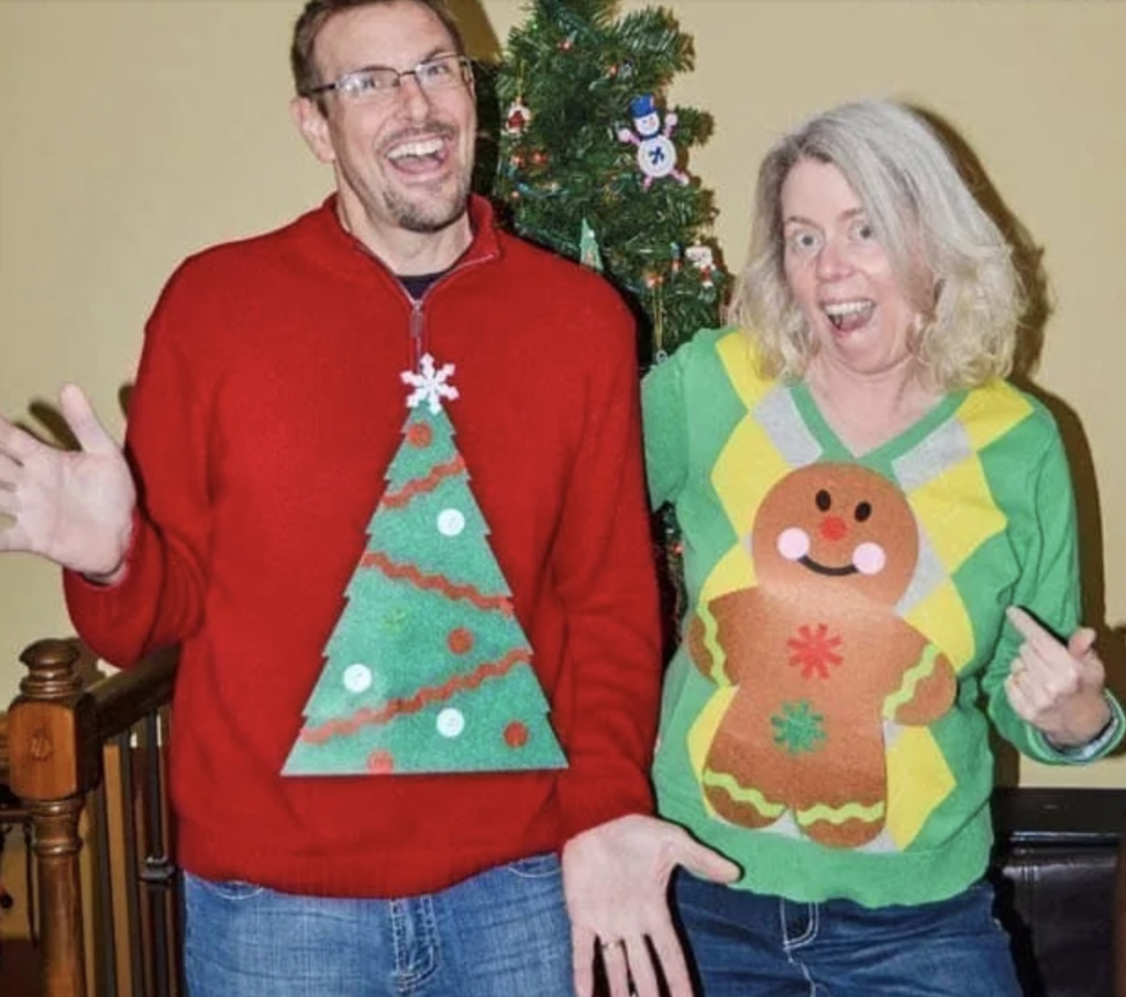 20 DIY Ugly Christmas Sweater Ideas - Shrimp Salad Circus