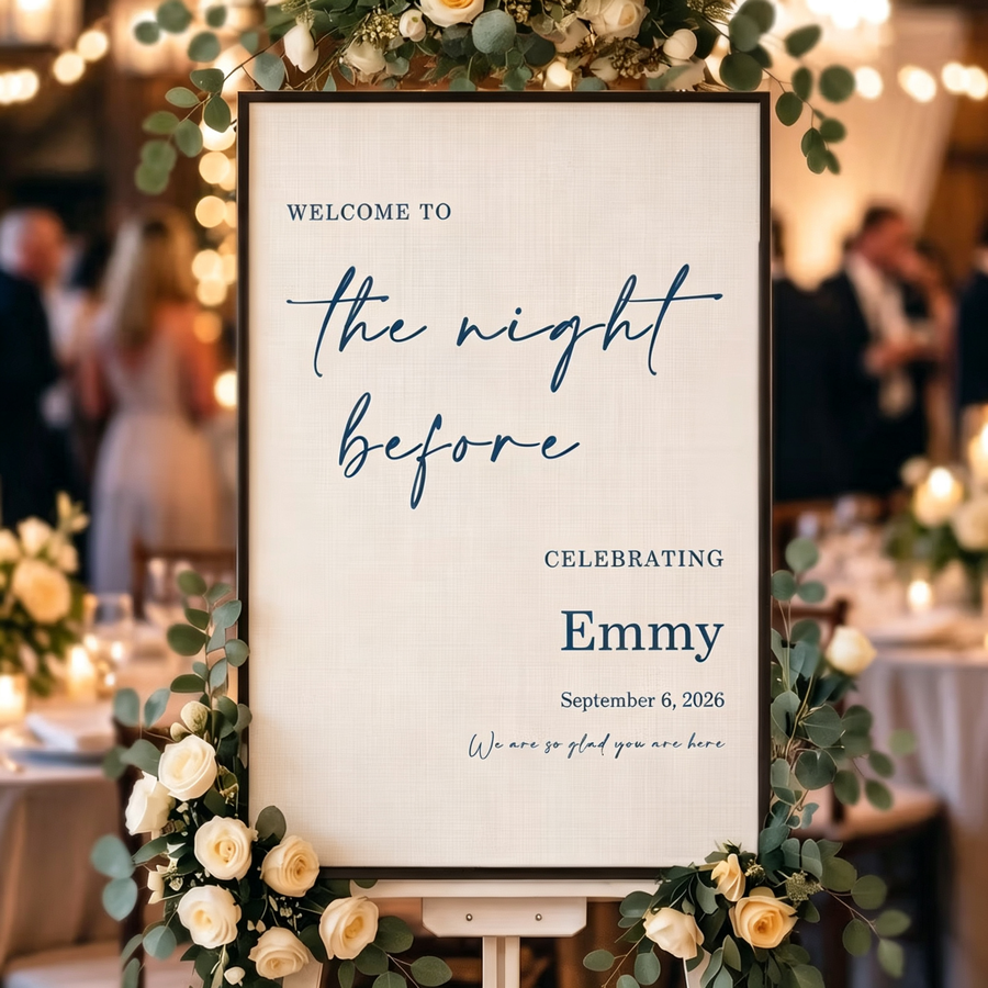 bridal shower welcome sign