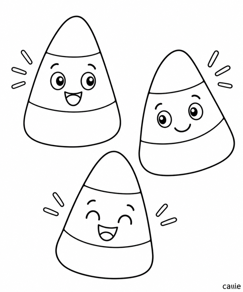 candy corn trio