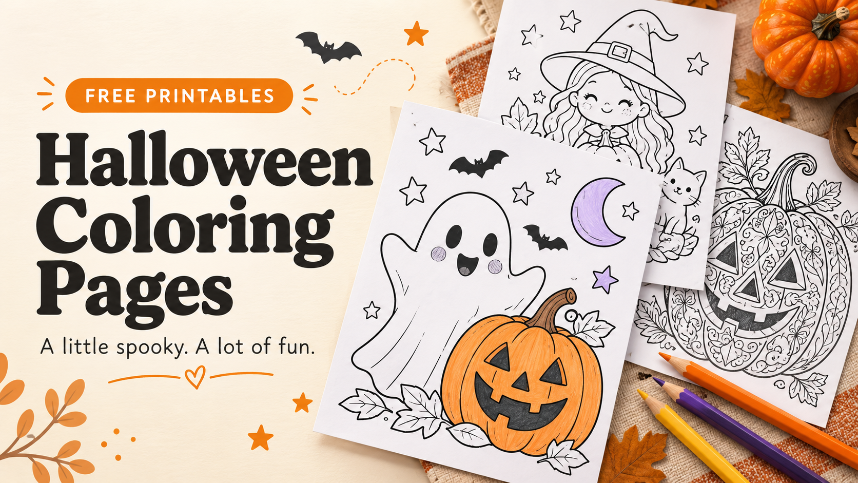 29 Free Halloween Coloring Pages — Print, Color, and Hang Them Up
