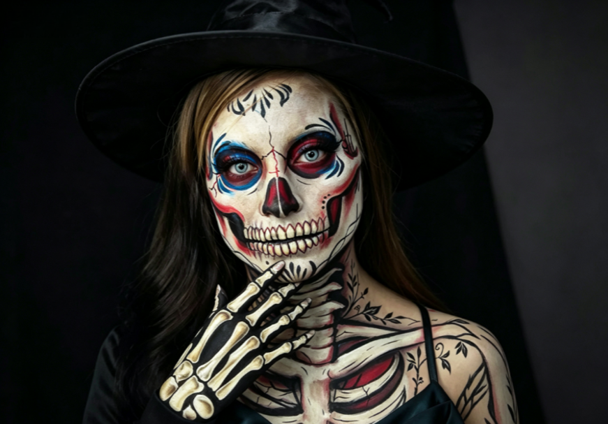 skeleton makeup for halloween