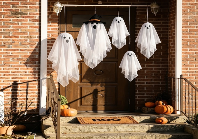 Cheesecloth ghost cluster