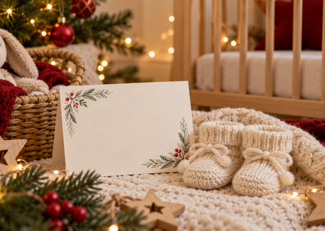 What to Write on a Baby’s First Christmas Card?