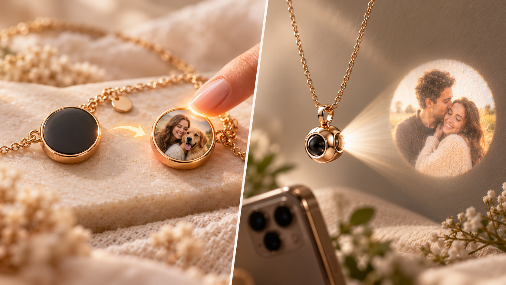 Heat-Activated vs. Projection Photo Jewelry: What’s the Difference?