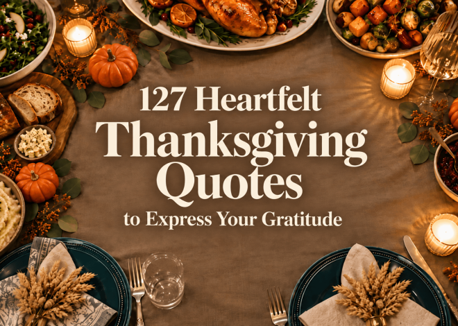 127 Heartfelt Thanksgiving Quotes to Express Your Gratitude