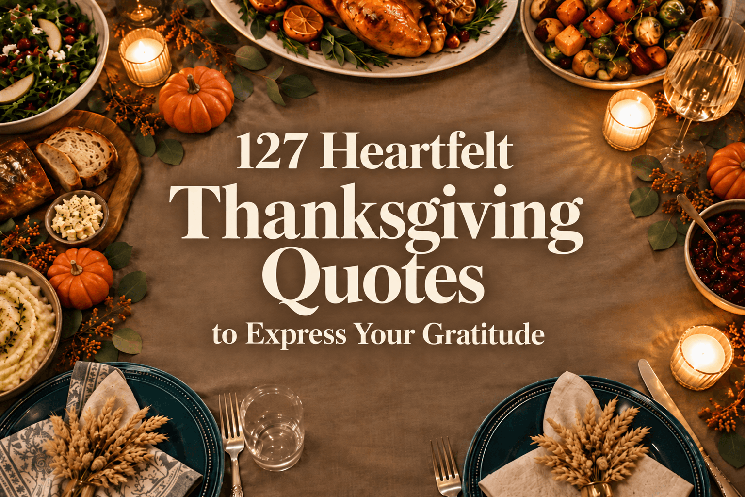 127 Heartfelt Thanksgiving Quotes to Express Your Gratitude